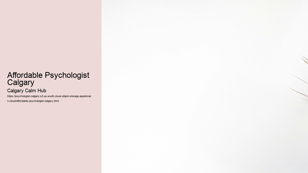 Affordable Psychologist Calgary