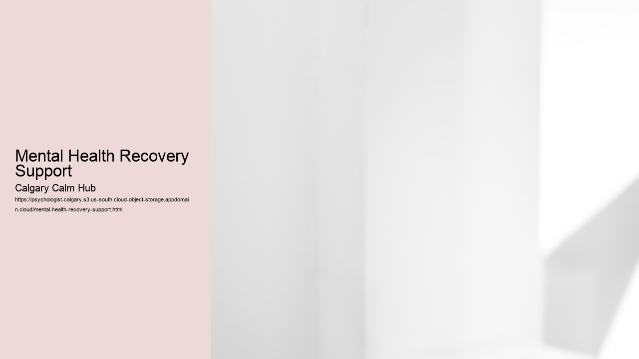 Mental Health Recovery Support